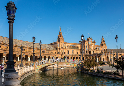 Great city scape in Seville   Spain