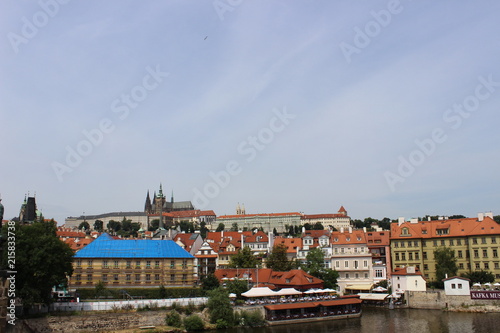 Prague old sity roofs