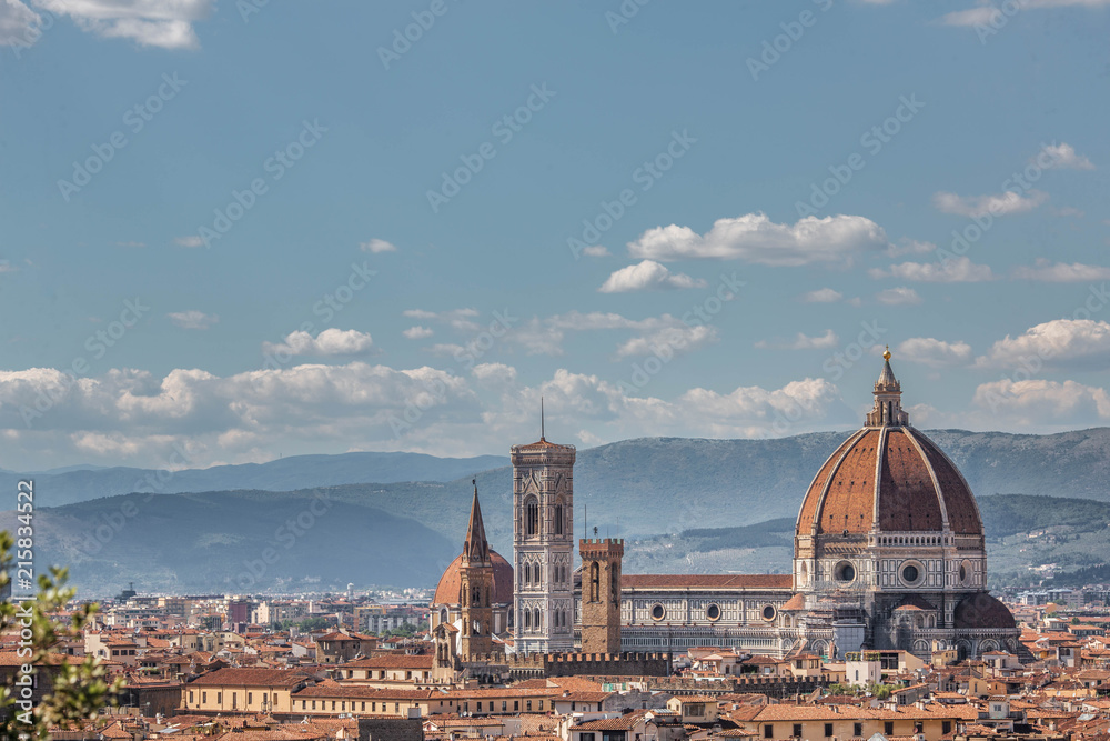 Panoramic View from Piazzale Michelangelo,Florence,Italy, dome