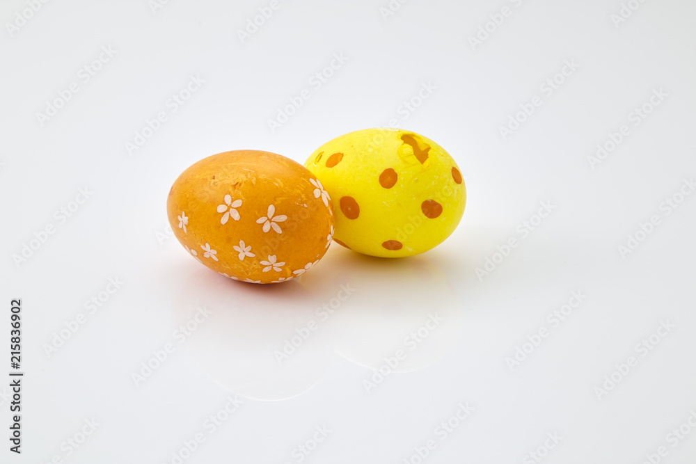 Fototapeta premium Easter eggs and spring