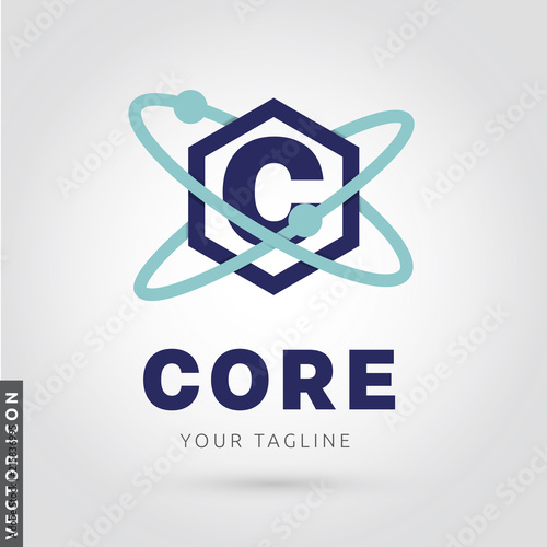 Atom Letter C Logo/Icon 