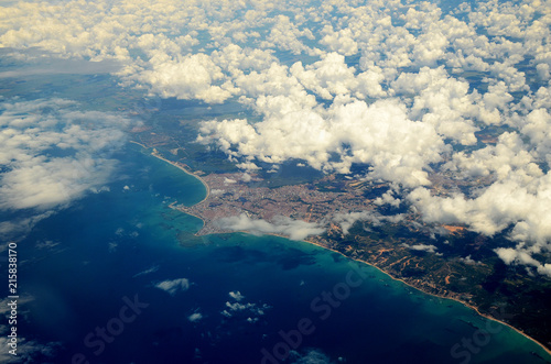 Maceió, state of Alagoas, aerial view