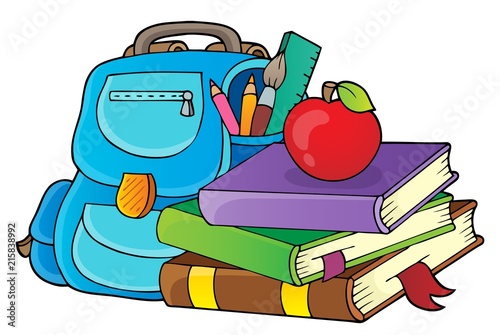 School equipment theme image 1