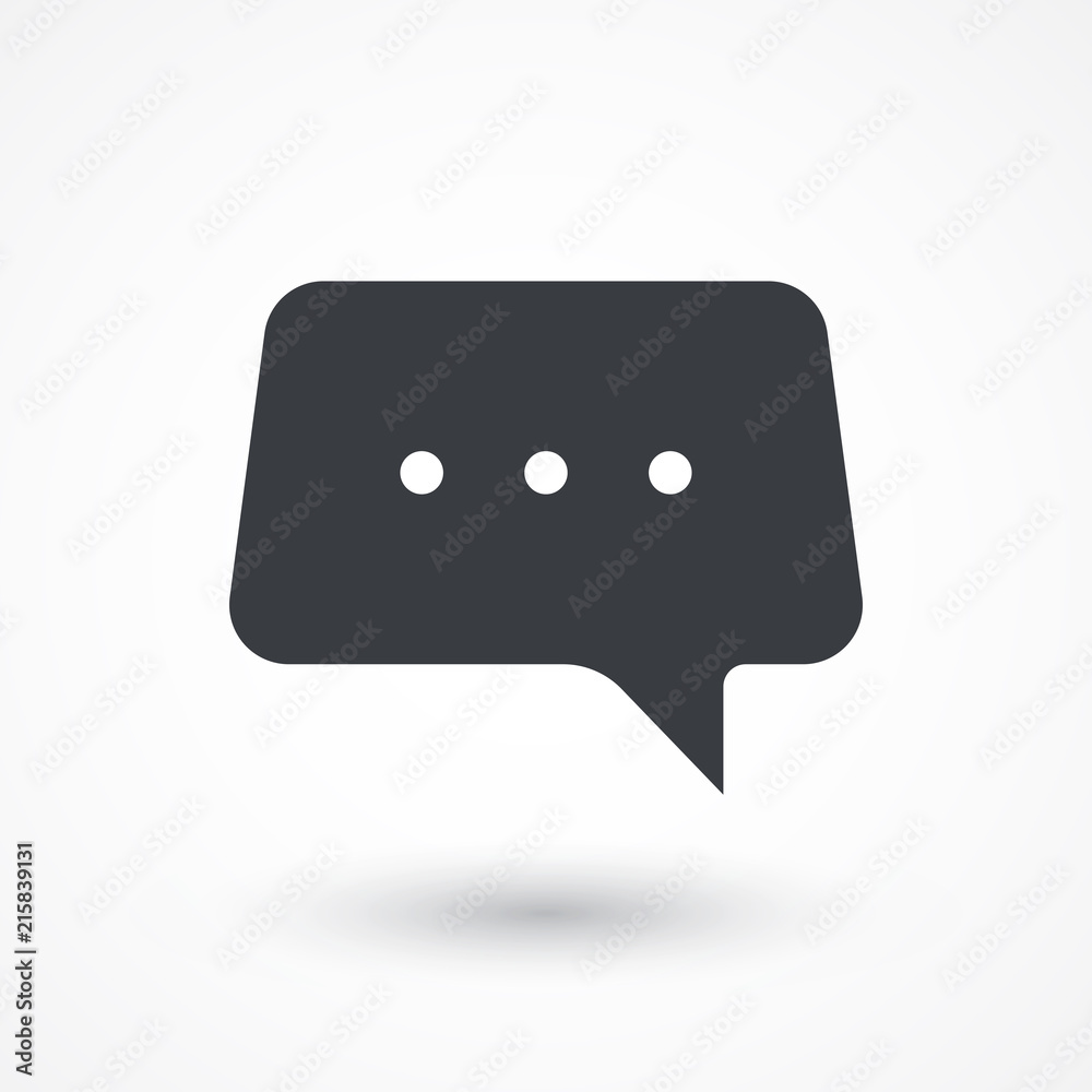 Chat Bubble Bold Icon Chat Bubble Bold Icon