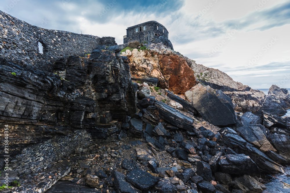 Naklejka premium Gulf of poets in Porto Venere, Liguria, Italy.