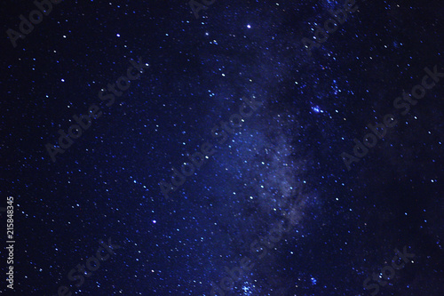 milky way and stars on the sky.