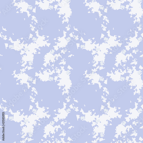 UFO military camouflage seamless pattern in light violet, milk white and different shades of grey color