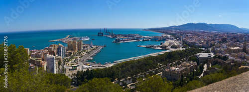 View on the port of Malaga, Andalusia - Spain © REDMASON