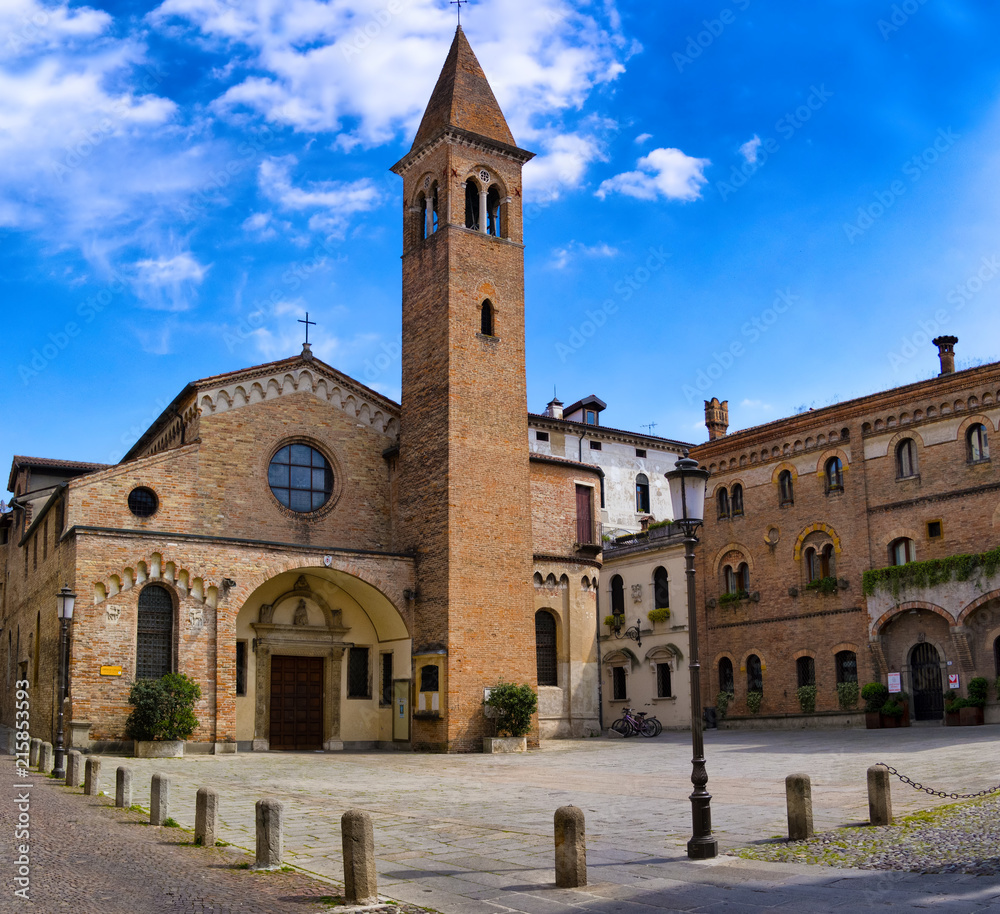 View on the church of San Nicolò in Padua, Veneto - Italy