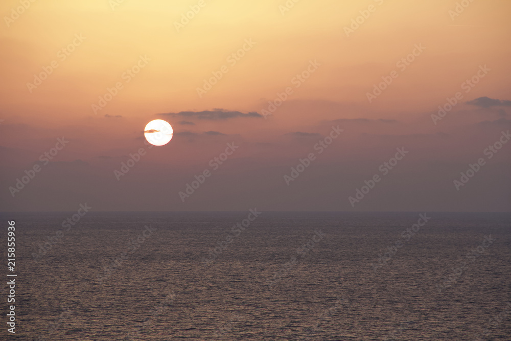 Red sea. Sunset. Red sea. Sunset.