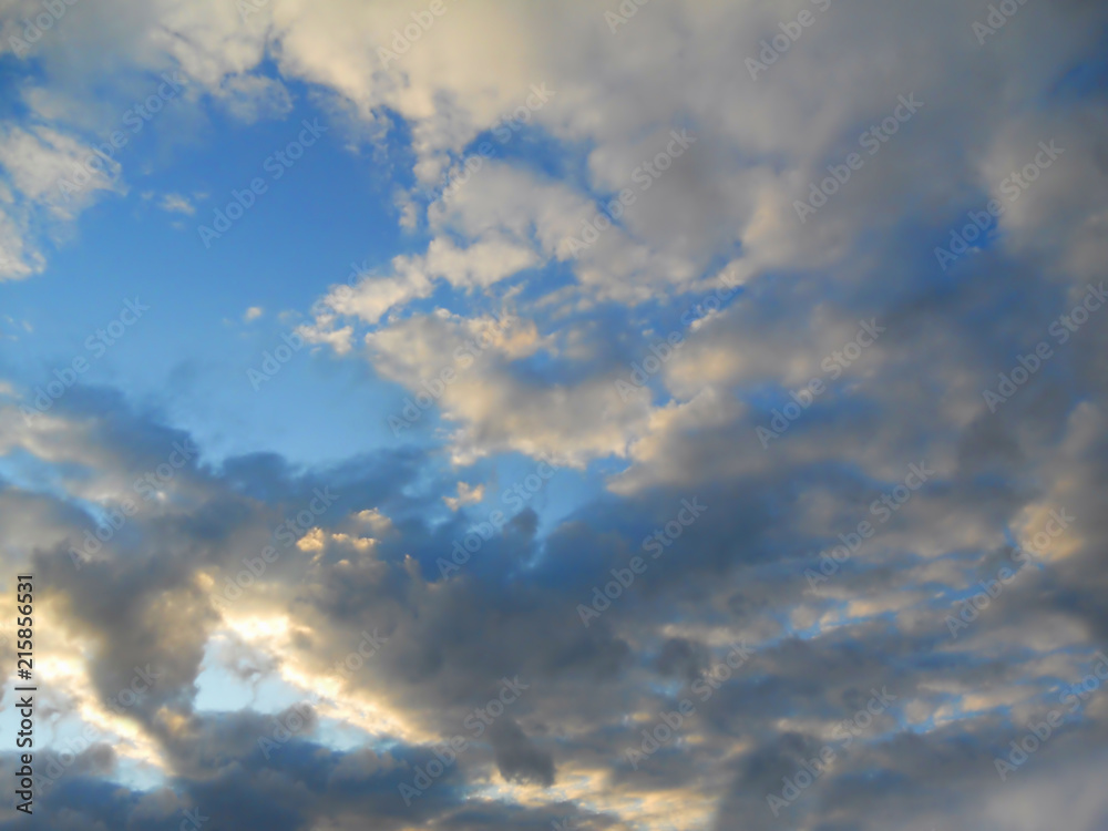 Background of blue sky with clouds Background of blue sky with clouds