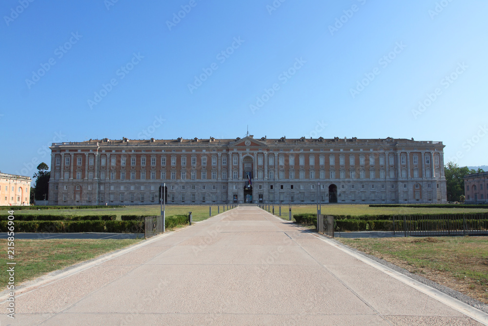 The entrance of the Royal Palace of Caserta