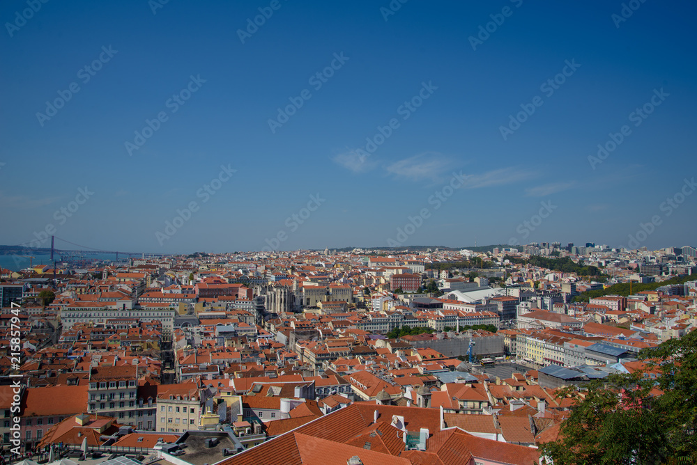 City of Lisbon in Portugal 