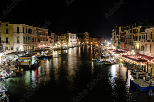Grand Canal  Venice  at Night