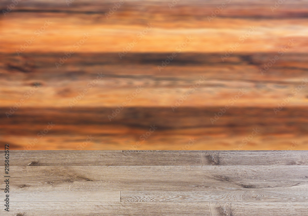 Background with empty wooden table. Flooring Texture of timbered board. Closeup. Background with empty wooden table. Flooring Texture of timbered board. Closeup.