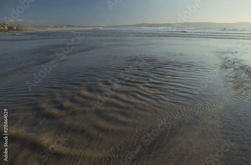 Beautiful sandy beach in Cornwall