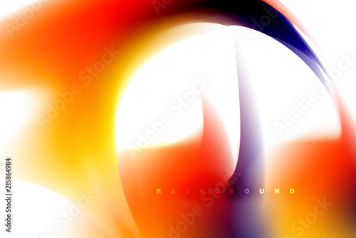 Holographic paint explosion design, fluid colors flow, colorful storm. Liquid mixing colours motion concept, trendy abstract background layout template for business presentation, app wallpaper banner