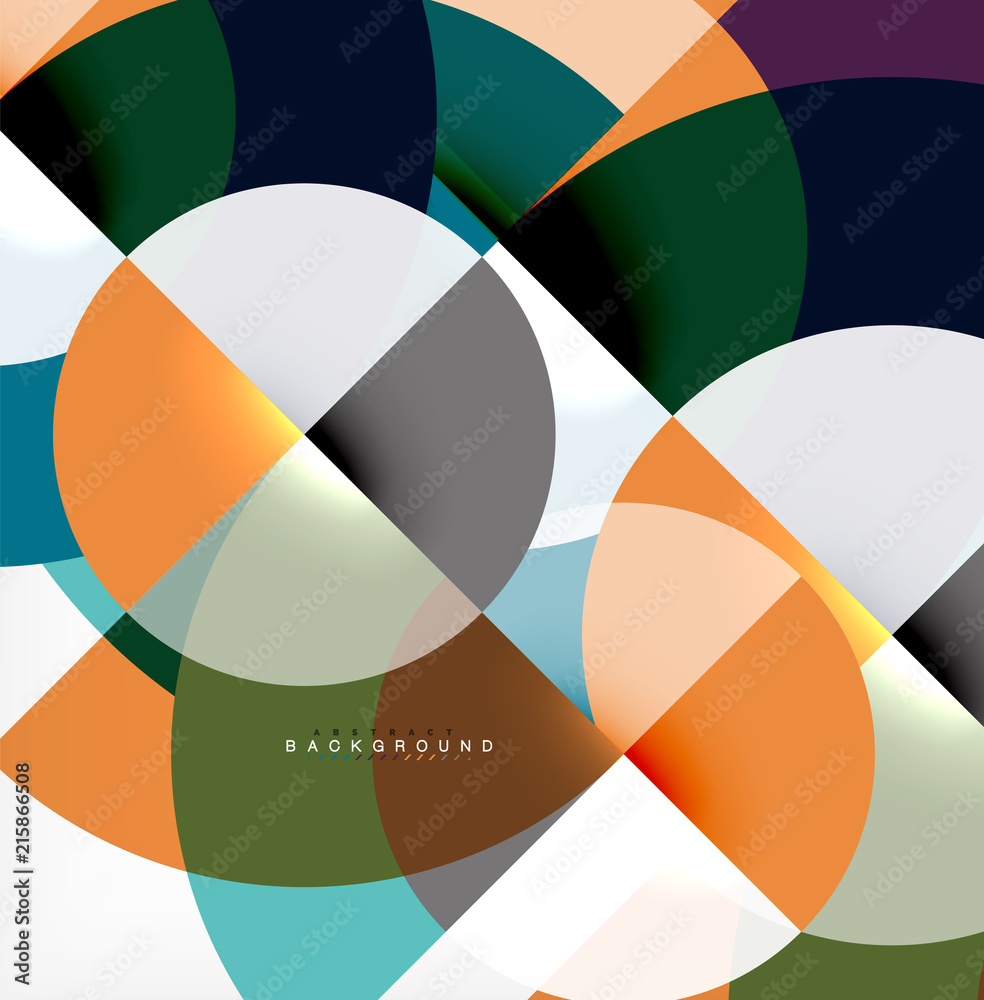 Modern circle abstract background Modern circle abstract background