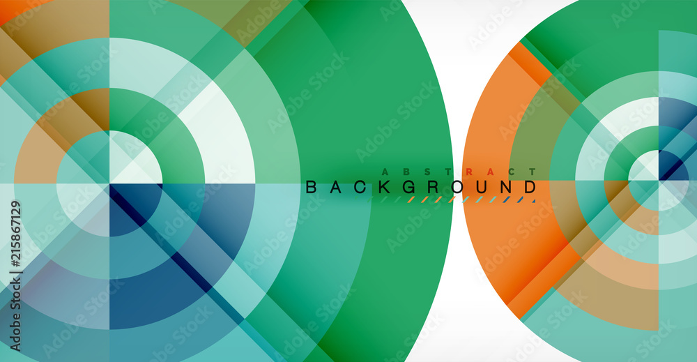 Vector circle abstract background Vector circle abstract background