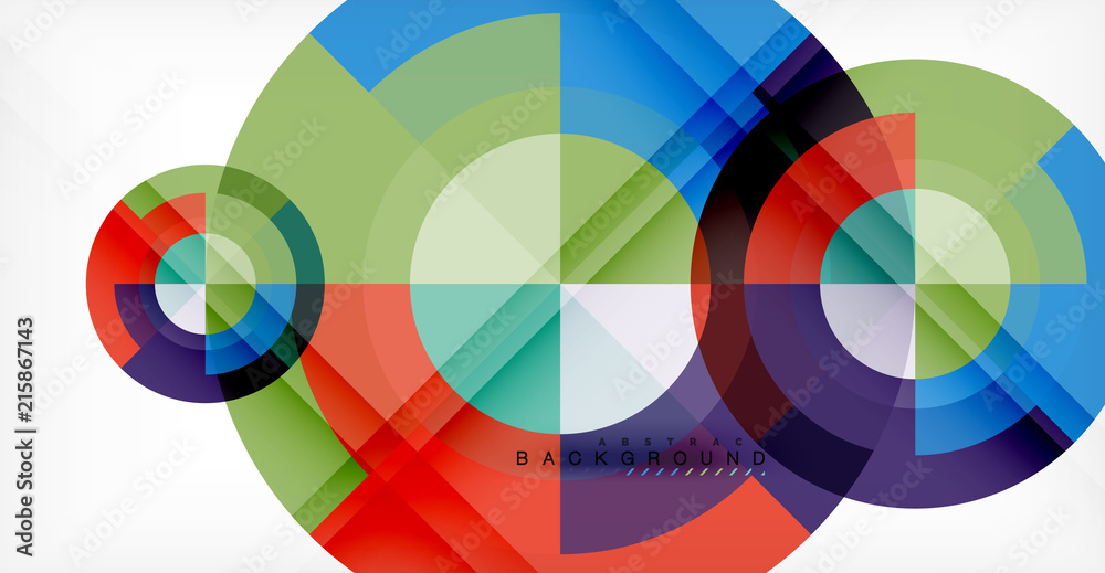 Vector circle abstract background Vector circle abstract background