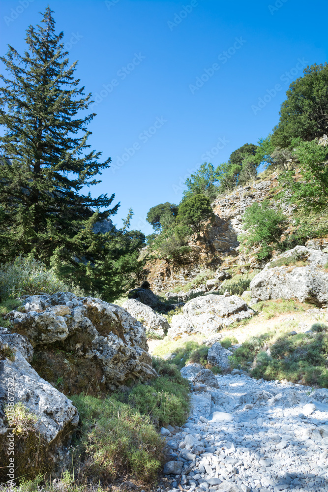 Imbros gorge in Crete