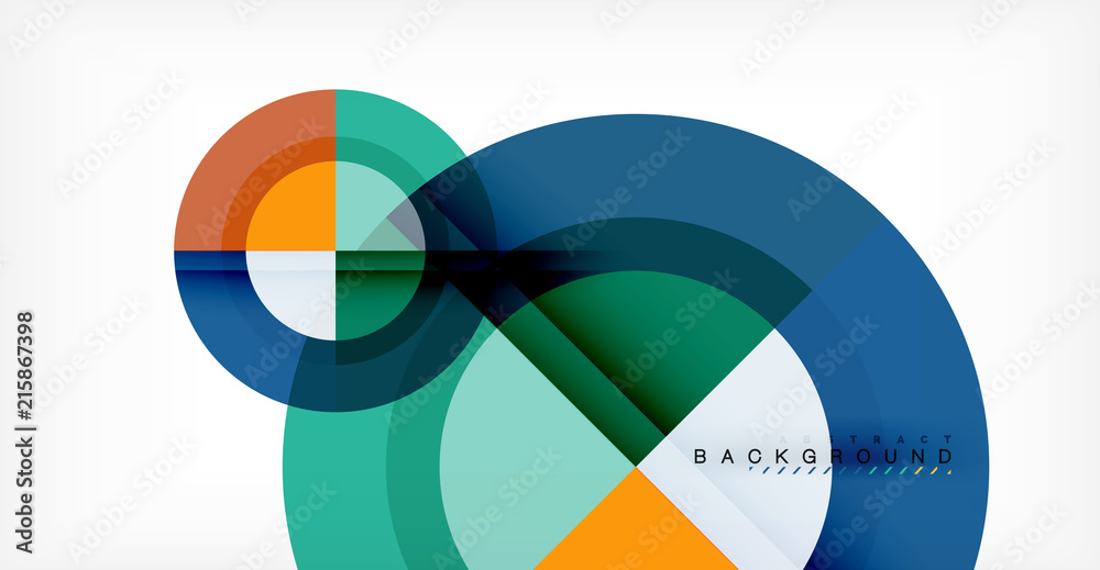 Vector circle abstract background Vector circle abstract background