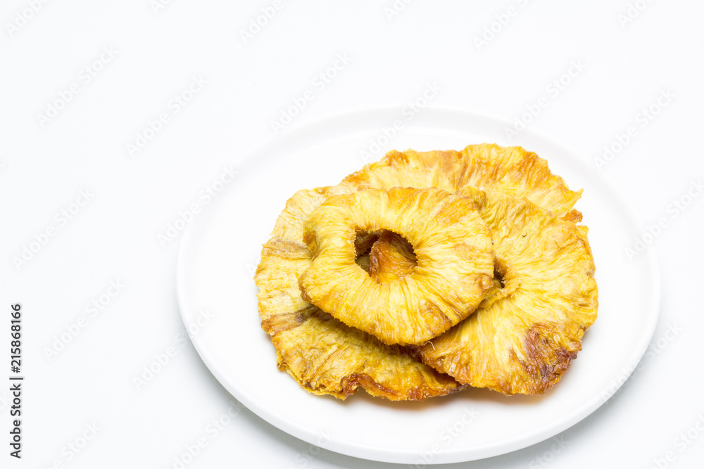 Rodajas de piña deshidratada