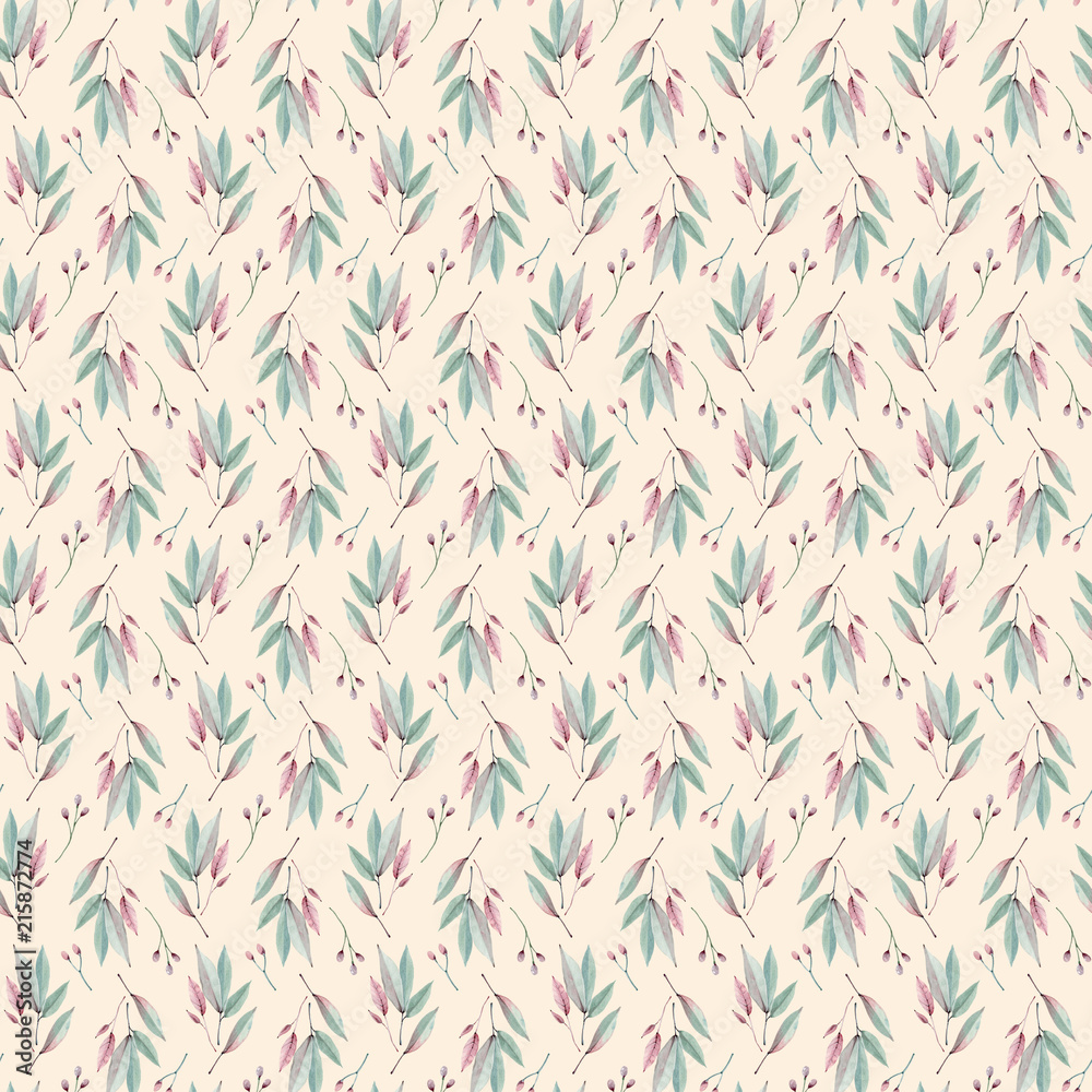 watercolor flowers seamless pattern. watercolor flowers seamless pattern.