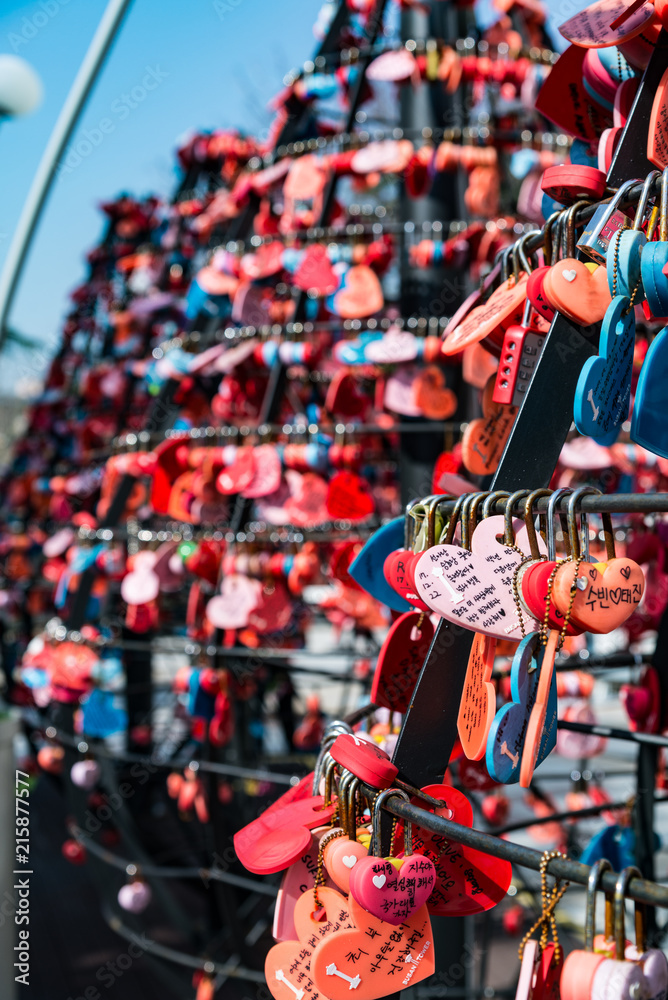 Naklejka premium Love in busan