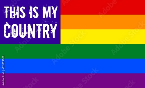 Rainbow colours background vector pride US abstract flag