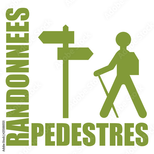 Logo randonnées pédestres.