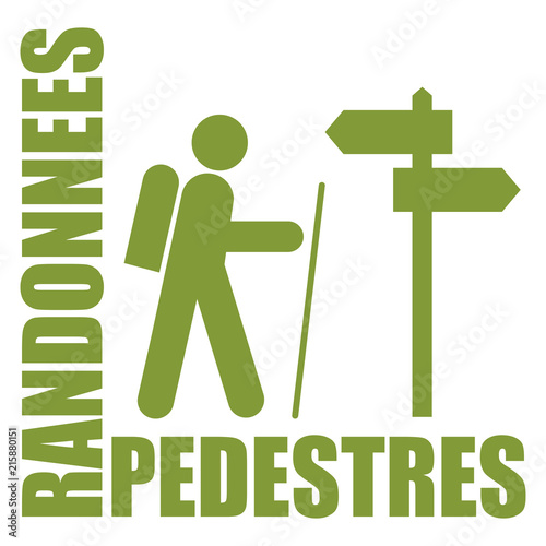 Logo randonnées pédestres.