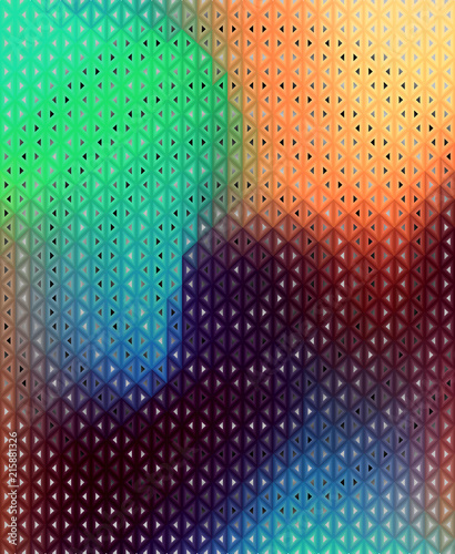 Gradient art and geometric style background, brochure & flyer cover template.
