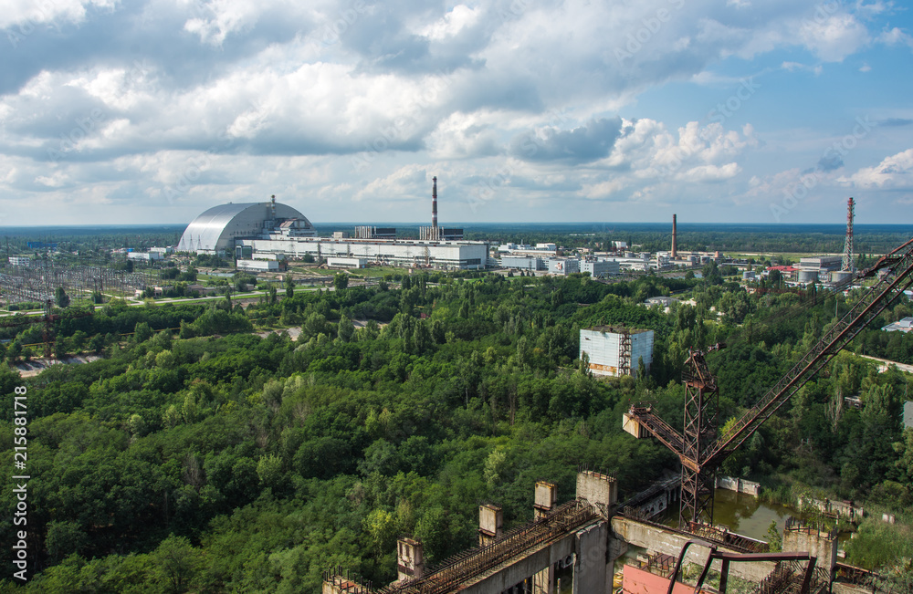 Unfinished Cooling Tower Of The Chernobyl Unfinished Cooling Tower Of The Chernobyl