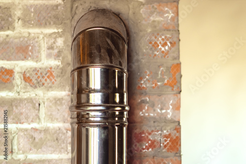 house fireplace pipe photo