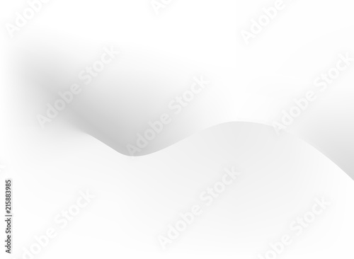 Soft white and gray color tone wavy minimal background.