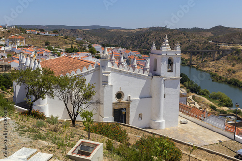 Our Lady of the Annunciation Church in Mertola, Alentejo, Portugal.