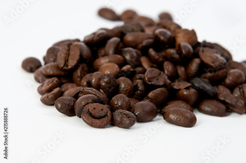Happy coffee beans