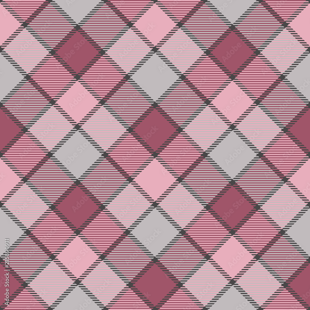 Seamless tartan vector pattern