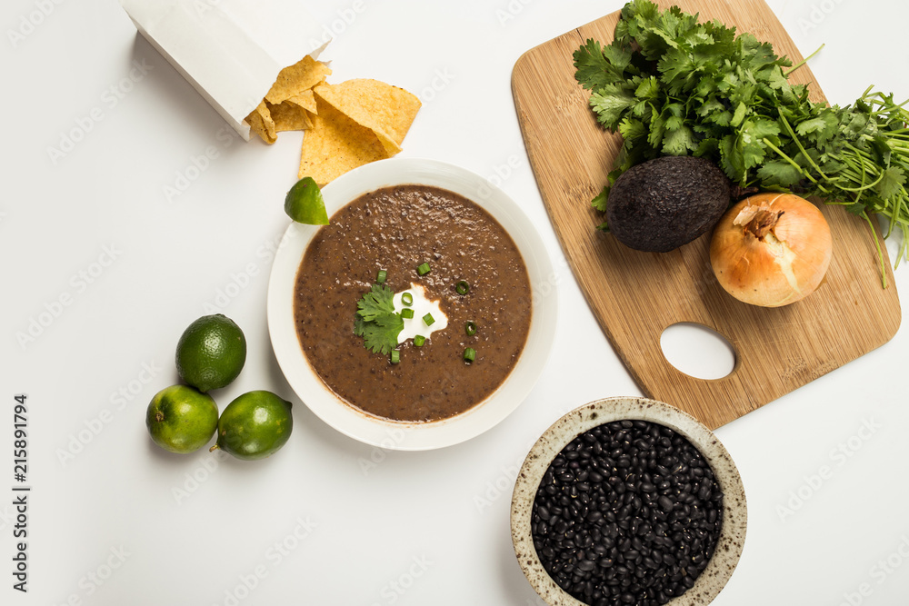 Black Bean Soup Food Preparation Black Bean Soup Food Preparation