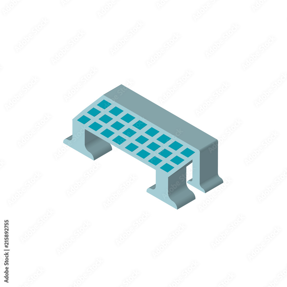 Solar panel isometric right top view 3D icon Solar panel isometric right top view 3D icon