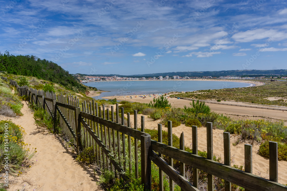 The Sand Dunes of Sao Martinho do Porto, Alcobaca, Portugal