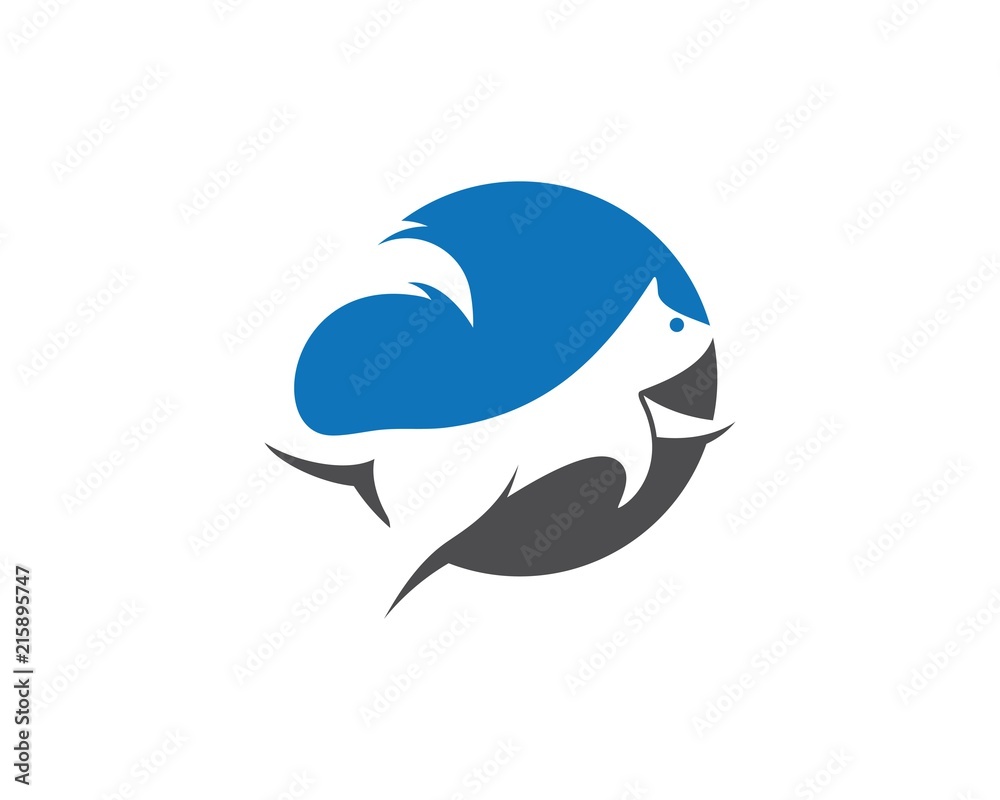 Obraz premium squirrel logo