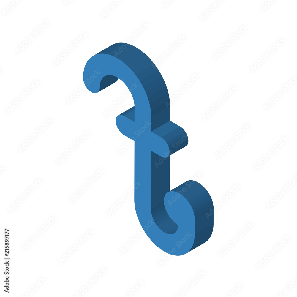Bangladesh currency isometric right top view 3D icon Bangladesh currency isometric right top view 3D icon
