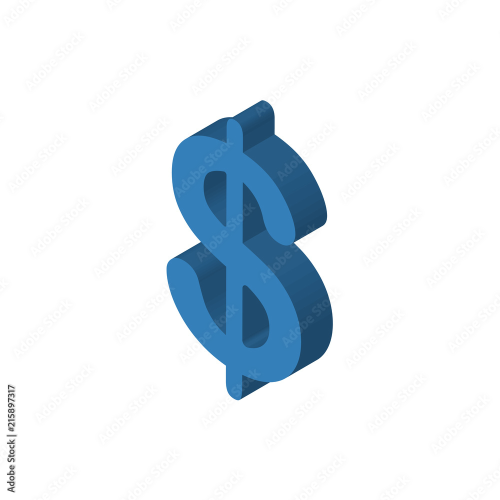 Obraz premium Colombia currency isometric right top view 3D icon