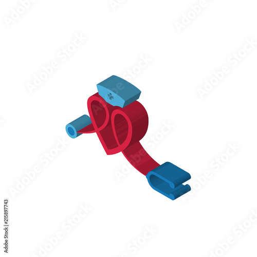 nursing isometric right top view 3D icon