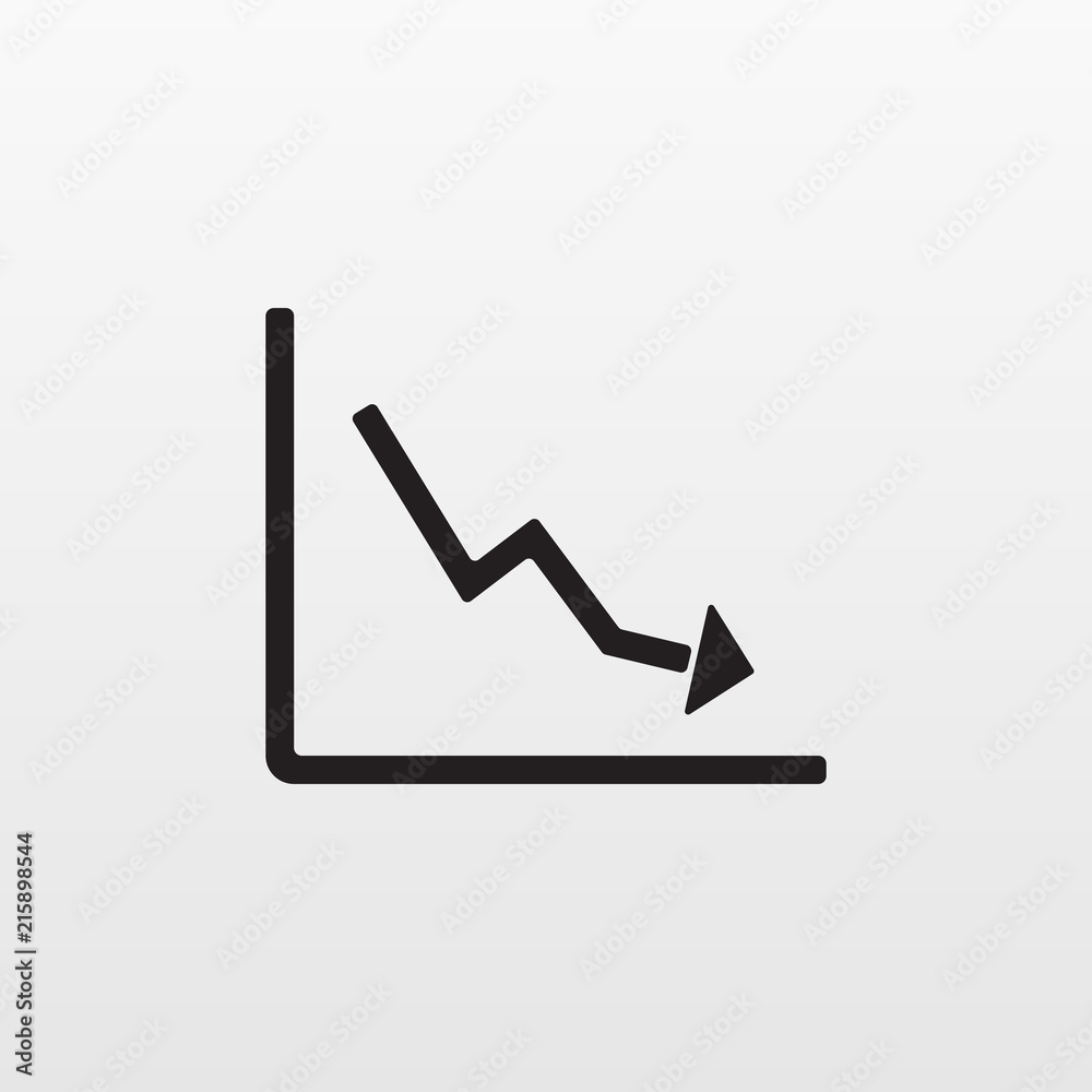 Crisis icon isolated on background. Modern flat pictogram, business, marketing, internet concept. Tr Crisis icon isolated on background. Modern flat pictogram, business, marketing, internet concept. Tr