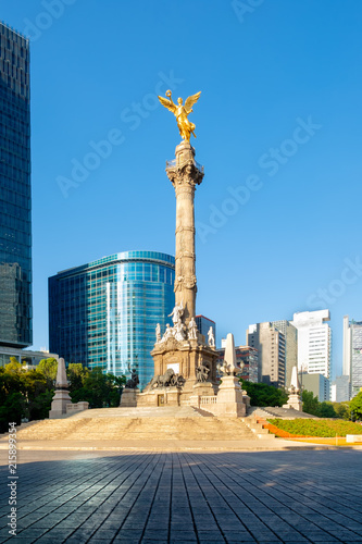 The Angel of Independence at Paseo de la Reforma in Mexico City