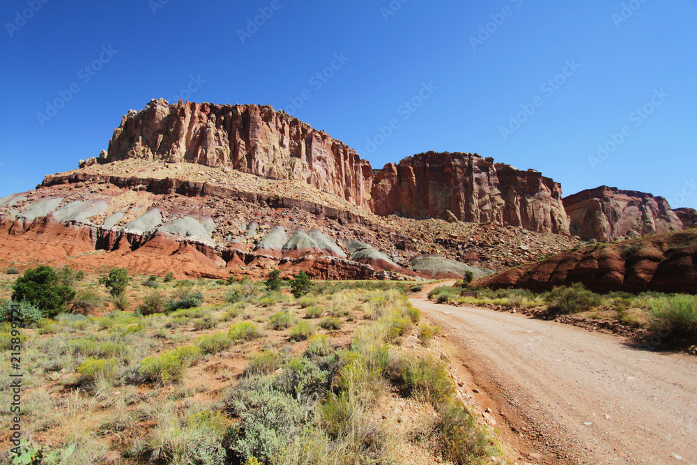 The varying landscape of Capitol Reef National Park The varying landscape of Capitol Reef National Park