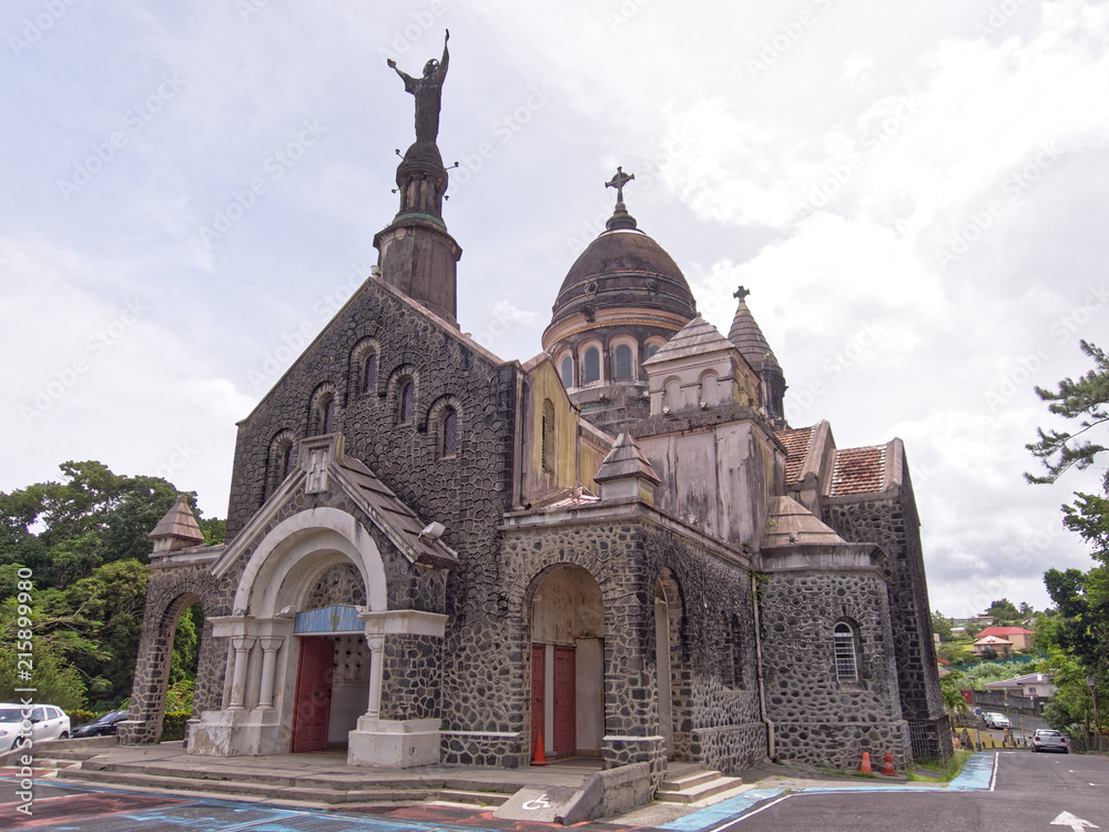 Martinique, FWI - Sacre-coeur church of Balata - Fort-de-France